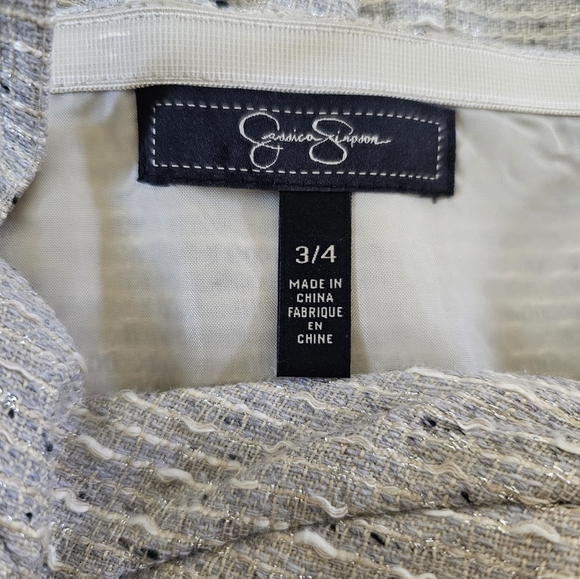 Jessica Simpson Sweetheart Shimmery Tweed Dress | Size 3/4 | NWOT - Picture 8 of 10